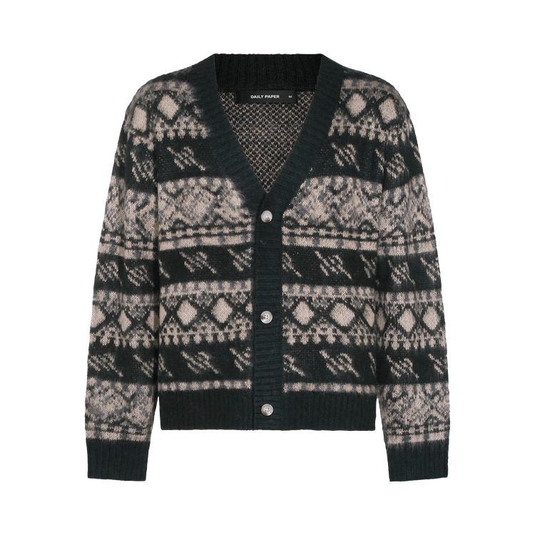 Daily Paper Pattern Check Cardigan "Multicolor"