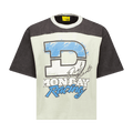 Diet Starts Monday Racing Yoke Tee "Grey/Vintage Black"