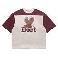Diet Starts Monday Eagle Yoke Tee "Maroon/Antique White"