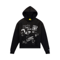 Diet Starts Monday Doodle Hoodie "Vintage Black"