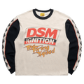 Diet Starts Monday Ignition Waffle Long-Sleeve "Antique White/Black"