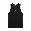 Kith Crest Ribbed Tank "Black"