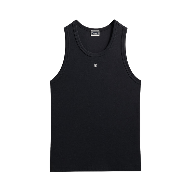 Kith Crest Ribbed Tank "Black"