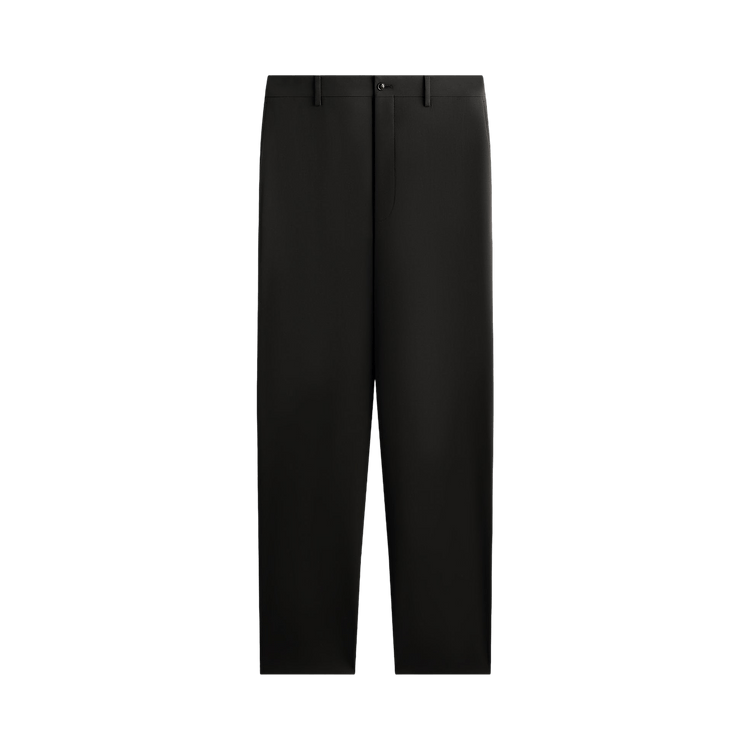 Kith Giorgio Armani & &Kin Milano Crepe Flat Front Trouser "Black"