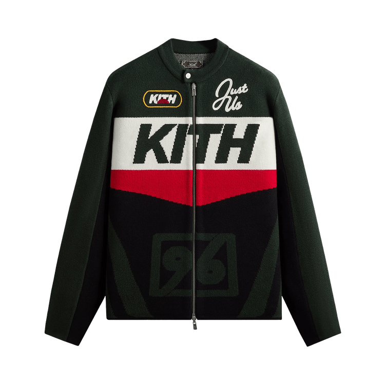 Kith Knit Moto Full Zip Jacket "Stadium"