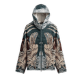 Kith Braden Tapestry Full Zip Hoodie "Waffle"