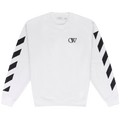 Off-White Diagonal Skate Crewneck "White/Black"