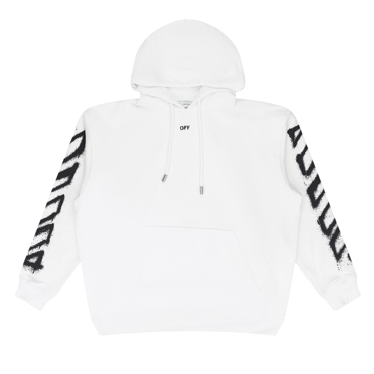 Off-White Spray Can Arrow Hoodie "White"