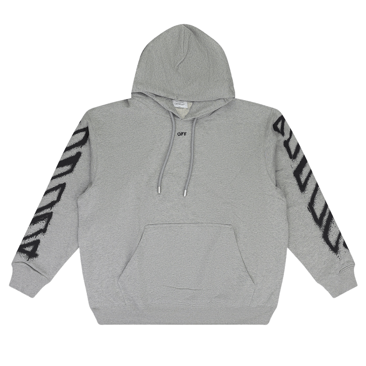Off-White Spray Can Arrow Hoodie "Grey"