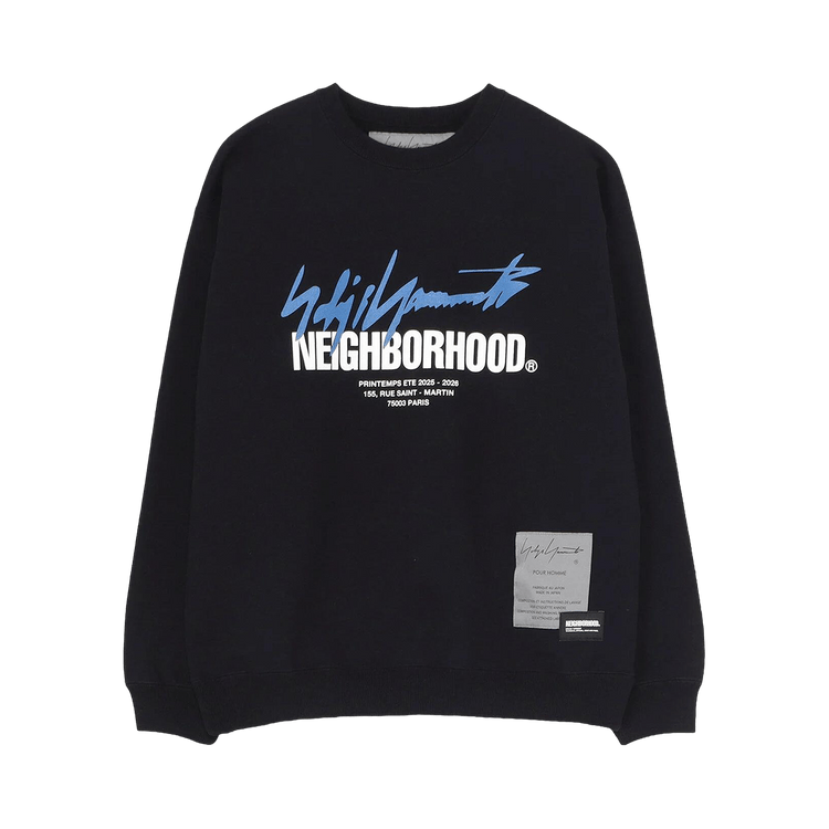Yohji Yamamoto x Neighborhood Sweat Shirt "Black"