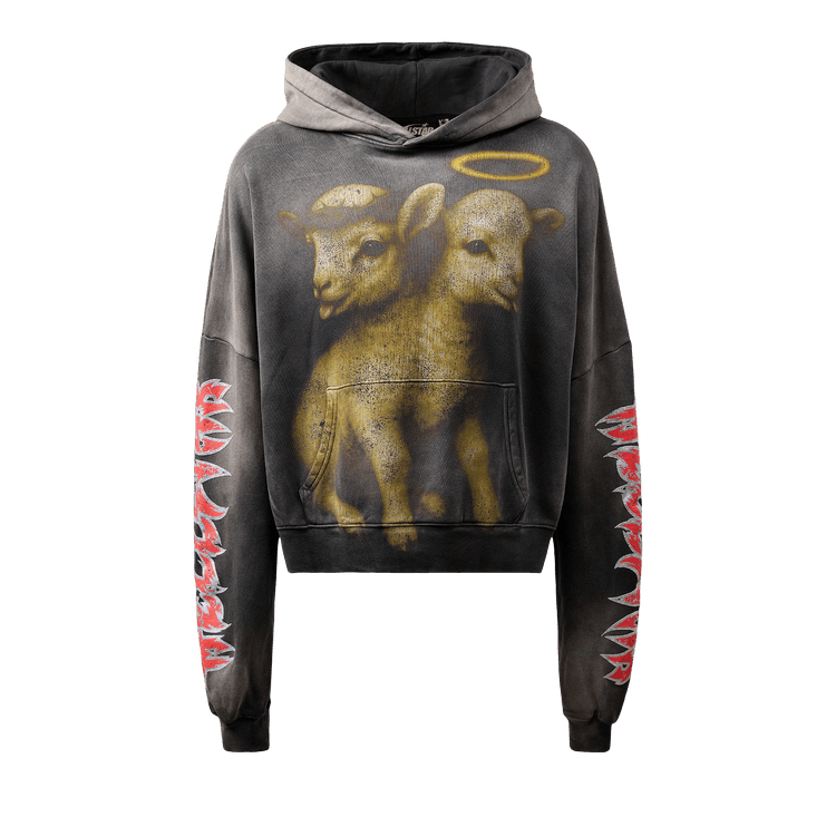 Hellstar Lamb Hoodie "Black"