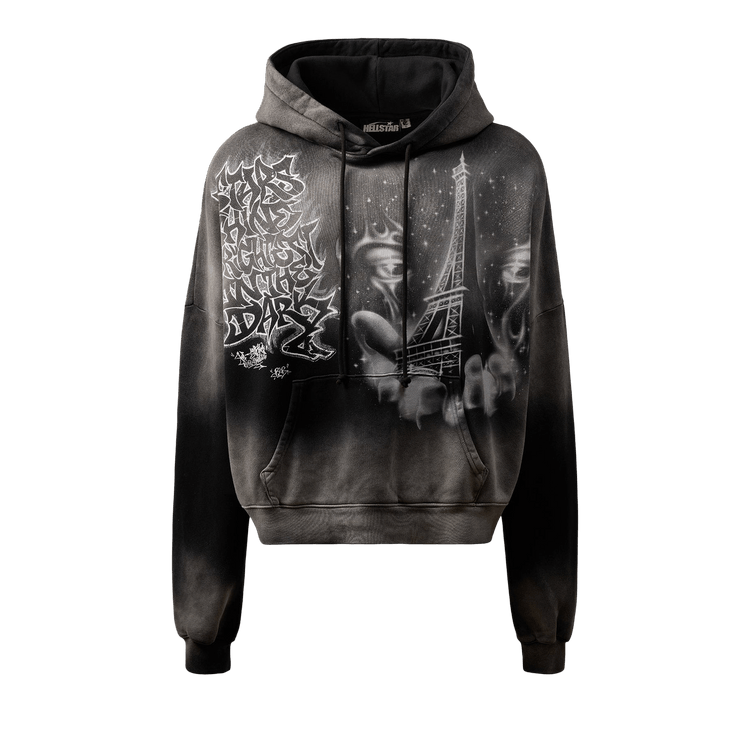 Hellstar Eiffel Tower Hoodie "Black"