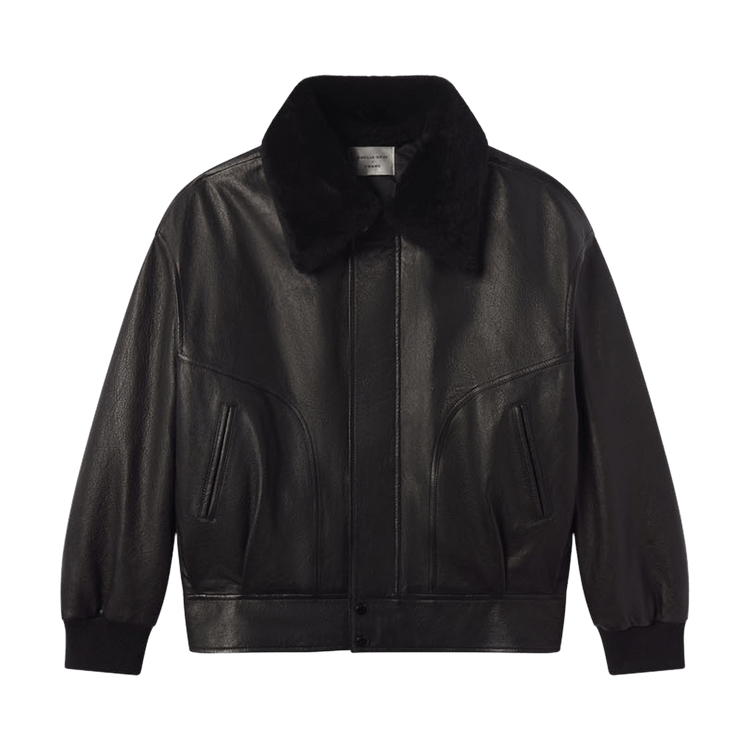FRAME Denim The Nightcap Bomber "Black"