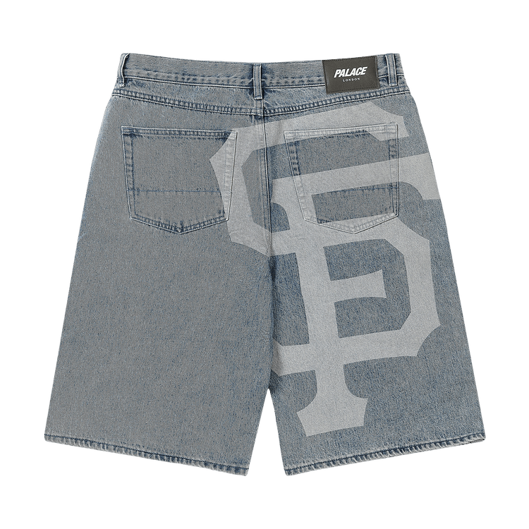 Palace x San Francisco Giants Denim Short "Stone Wash"