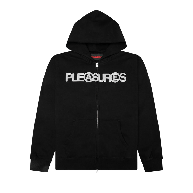 Pleasures Zine Zip Hoodie "Black"