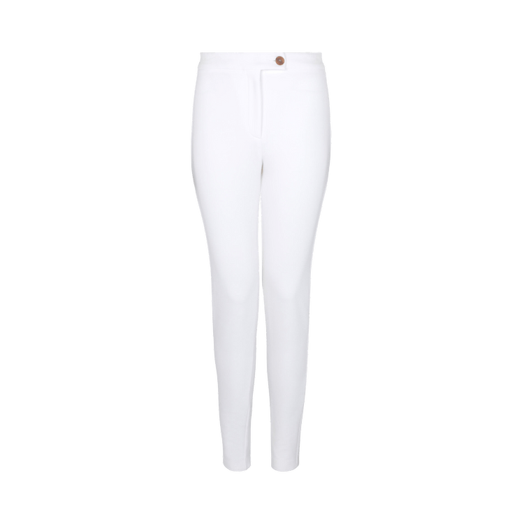 Ferragamo Slim-Fit Trousers "White"