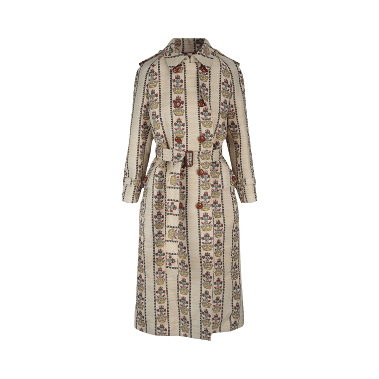Gucci 100 Flower And Crown Coat "Multicolor"