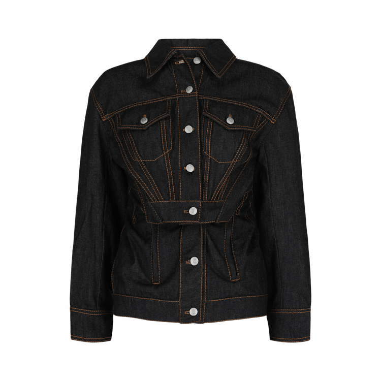 Alexander McQueen Slash Denim Jacket "Dark"