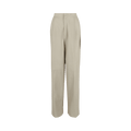Gucci Leather Wide-Leg Pants "Grey"