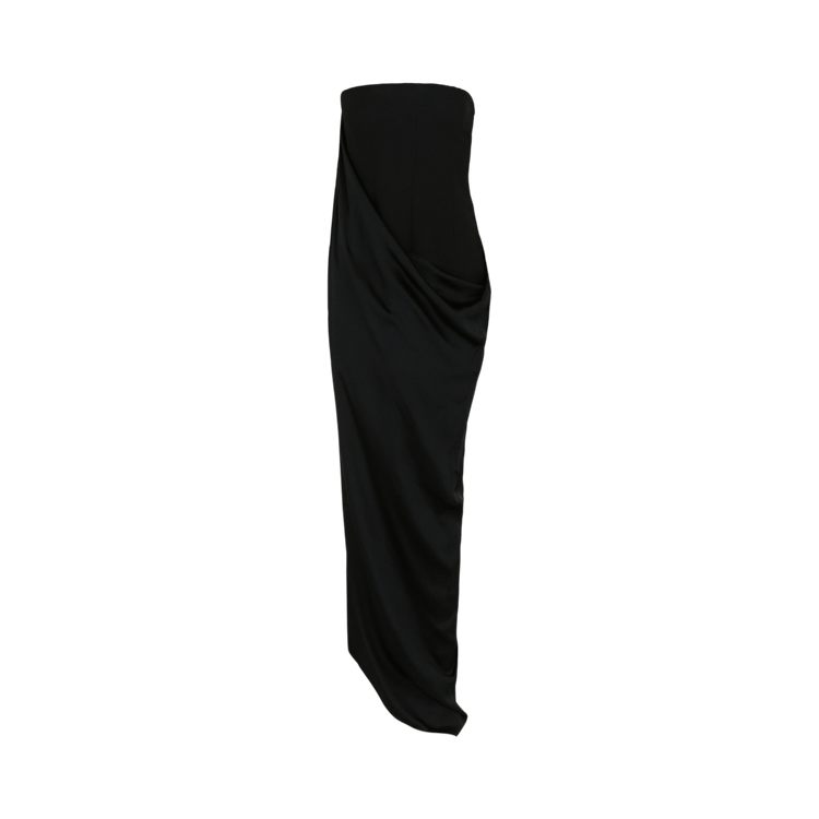 Ferragamo Sleeveless Twofer Gown "Black"