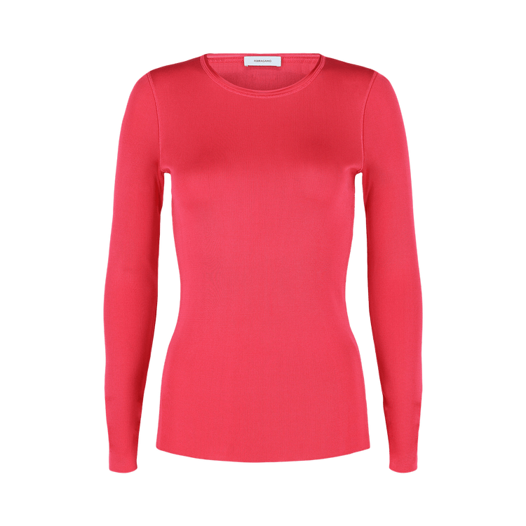 Ferragamo Long-Sleeve Top "Purple"