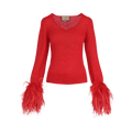 Gucci Silk Mohair Sweater "Red"