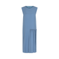 Ferragamo Sleeveless Midi Dress "Light Blue"