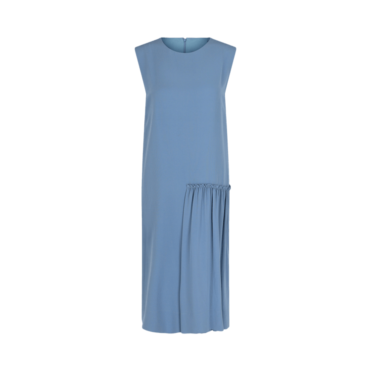 Ferragamo Sleeveless Midi Dress "Light Blue"