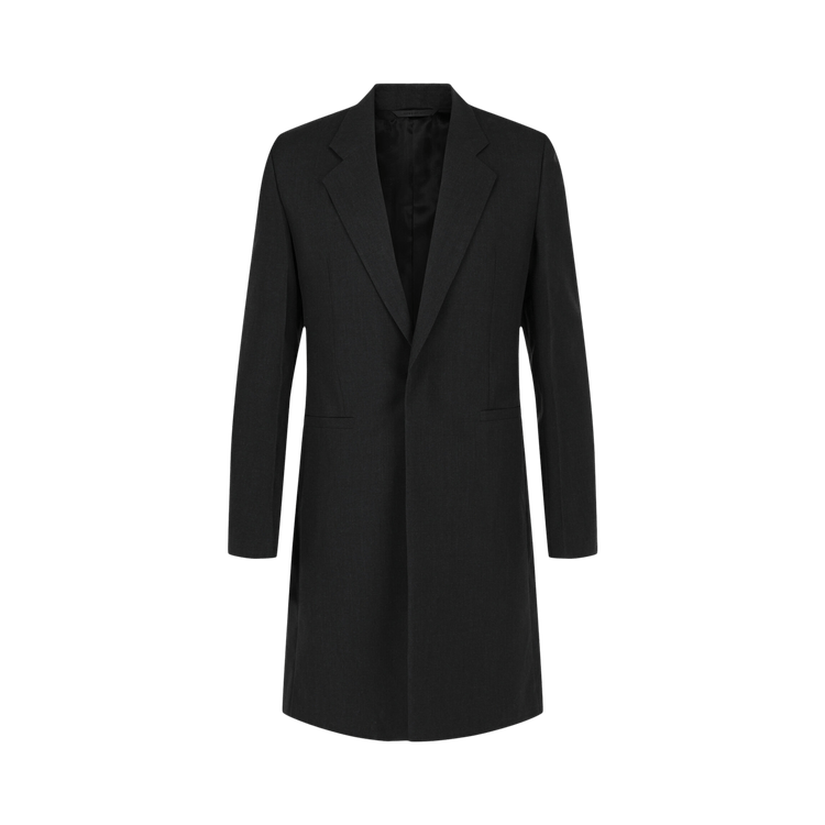 Givenchy Slim Fit Single-Breasted Coat "Grey/Multicolor"