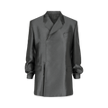 Ferragamo Double Breasted Jacket "Dark Grey"