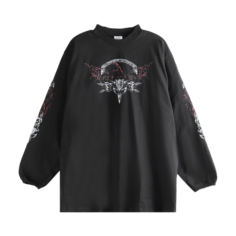 Vetements Metal Long-Sleeve Sweatshirt "Black"