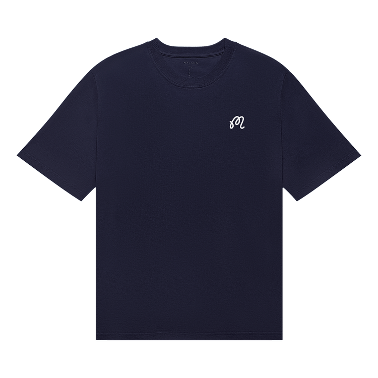 Malbon Torrey Pines Bermuda Eagle Tee "Baritone Blue"