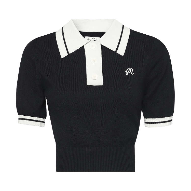 Malbon Mikayla Polo T-Shirt  "Black"