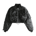 Cecilie Bahnsen x Alpha Industries Laser Cut Bomber Jacket "Black"
