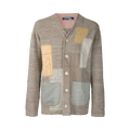 Junya Watanabe Striped Buttons Sweat Shirt "Brown/Beige"