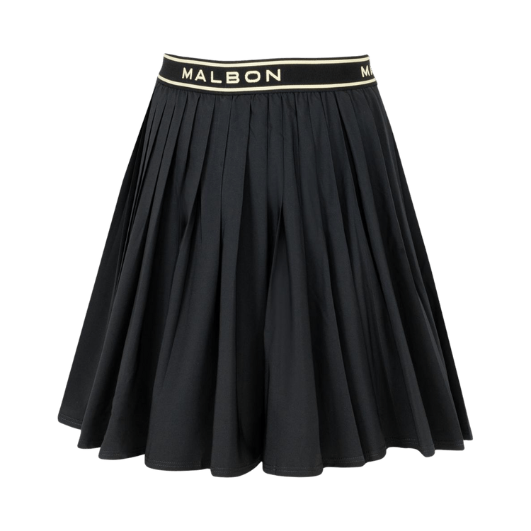 Malbon Laurell Pleated Skirt "Black"