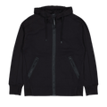 C.P. Company Diagonal Raised Fleece Goggle Sweatshirt "Black"