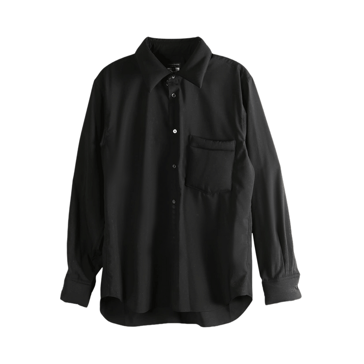 Comme des Garçons Homme Plus Long-Sleeve Polo Shirt  "Black"