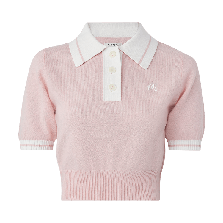 Malbon Mikayla Polo T-Shirt  "Dusty Rose"