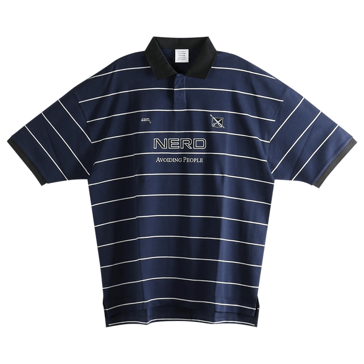 Vetements Nerd Polo "Navy/White Stripes"