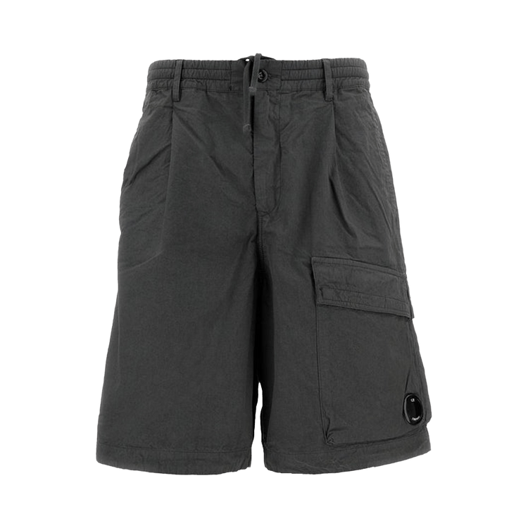 C.P. Company Micro-Reps Boxy Lens Shorts "Gunmetal"