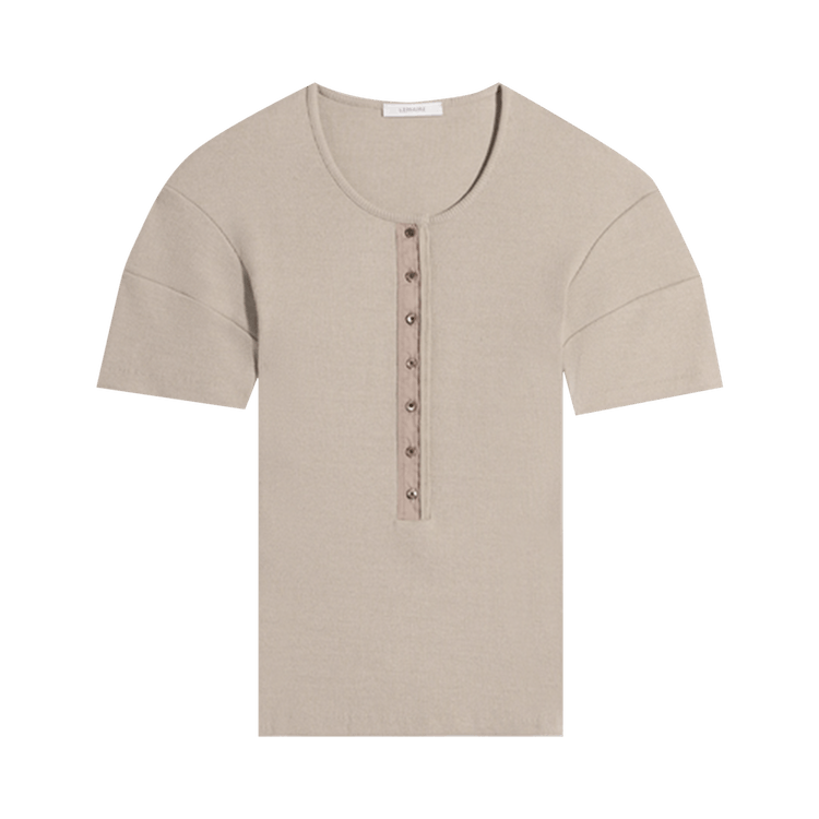 Lemaire Fitted Henley Shirt "Sage"