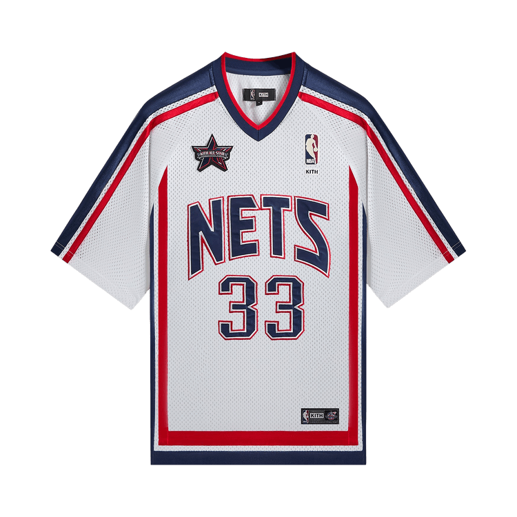 Kith For NBA All-Star New Jersey Nets Leon Shirt "White"