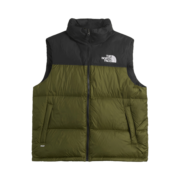 The North Face 1996 Retro Nuptse Vest "Woodland Green/TNF Black"