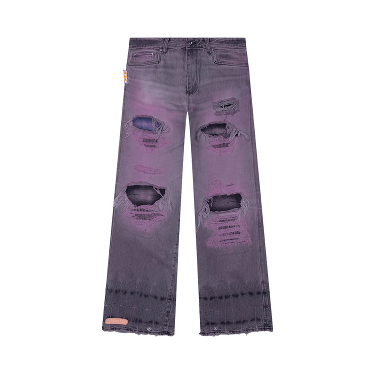 PDF Rich Kid Jeans "Washed Black/Pink"