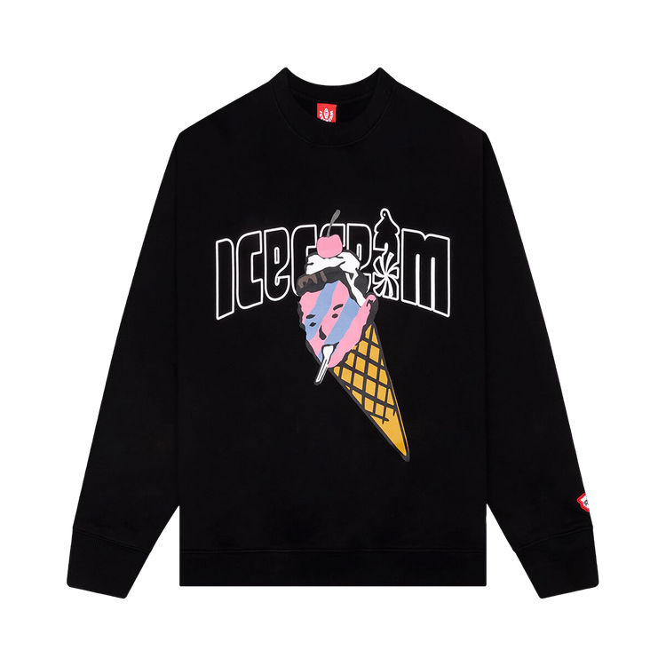 Icecream Cone Man Sweatshirt "Black"