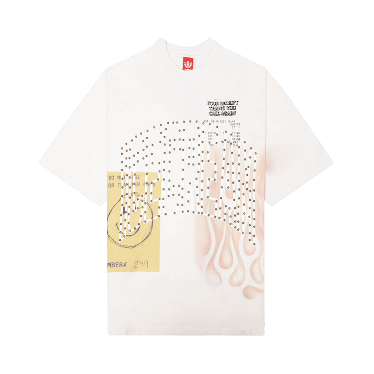 Icecream The Hill Short-Sleeve Oversized Knit "White"
