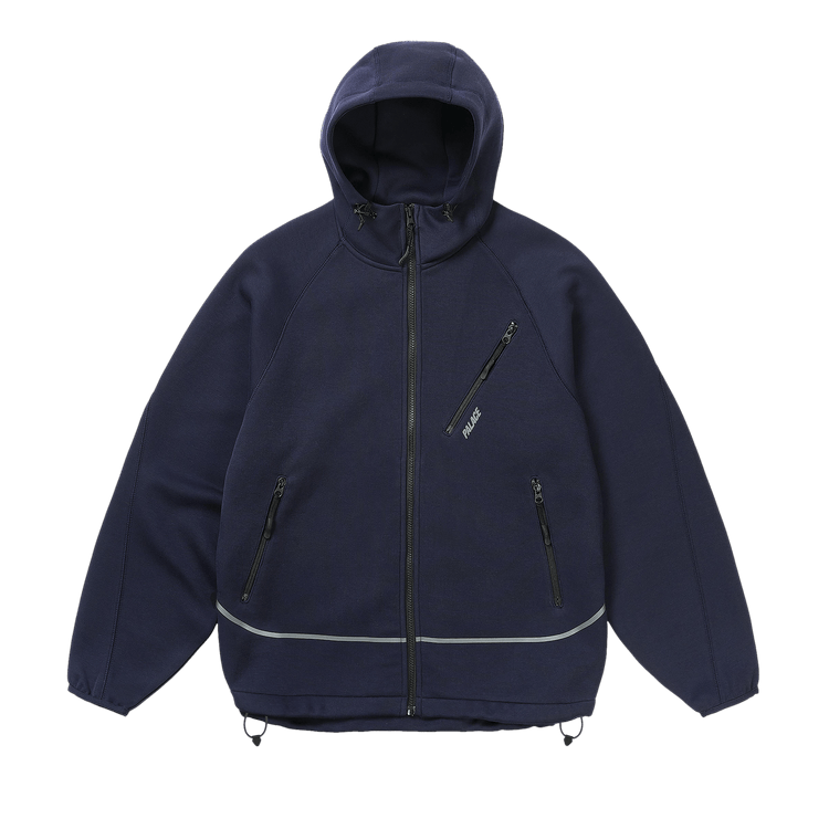 Palace Sporty Zip Hood "Deep Sea Blue"