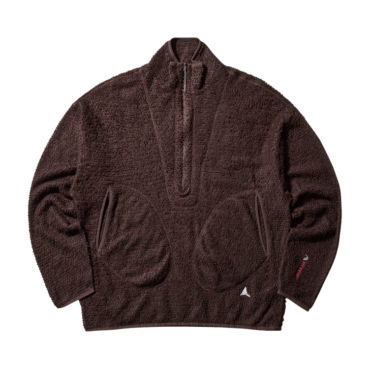 ROA Ocular Polartec Alpha Half Zip Knitwear "Brown"