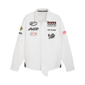 Puma x A$AP ROCKY Layered Pit Crew Button Down "PUMA White"
